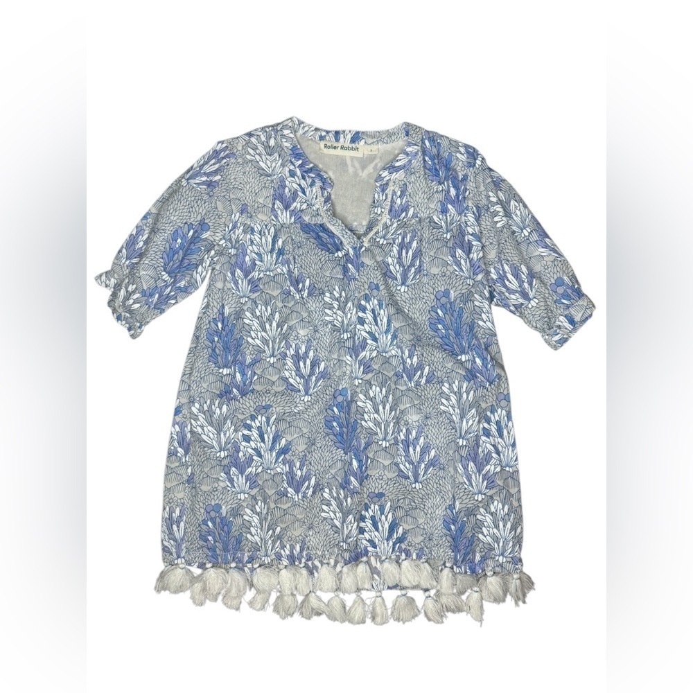 Roller Rabbit Printed Tassel Tunic Kids Size 2